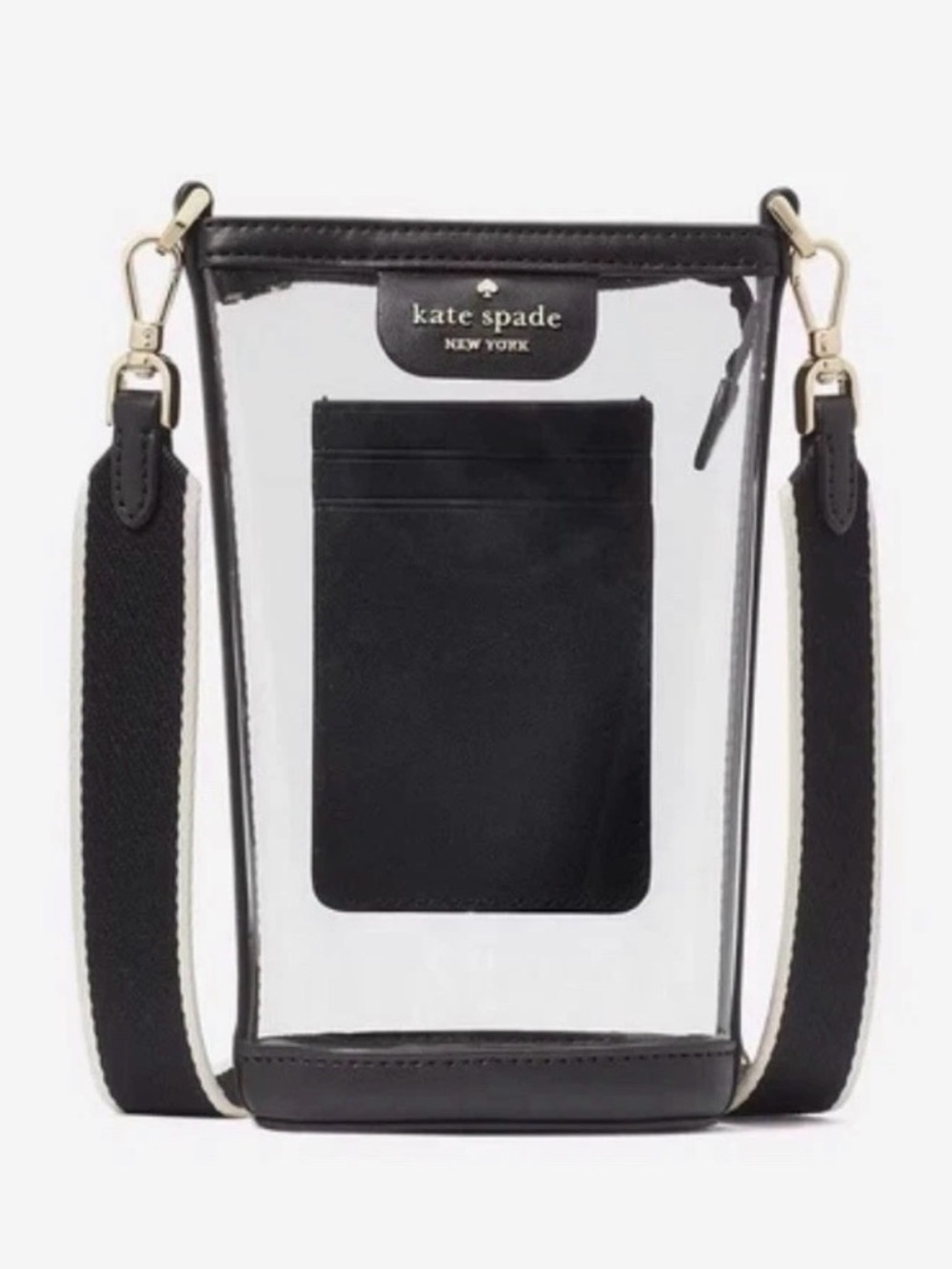 Kate Spade White Clear Protective Dust Bag with Logo NWT
